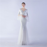 Plus Size Women Sequin Formal Party Evening Dress