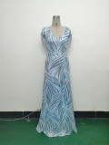 Plus Size Women Sequin Formal Party Evening Dress