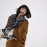 Women landscape painting scarf neckwear