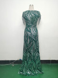 Plus Size Women Sequin Formal Party Evening Dress