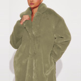 Women Faux Furry Coat