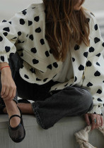 Women Autumn Long-sleeved Printed Jacket