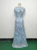 Plus Size Women Sequin Formal Party Evening Dress