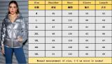 Women American Winter Shiny Padding Jacket