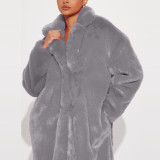 Women Faux Furry Coat