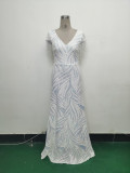 Plus Size Women Sequin Formal Party Evening Dress
