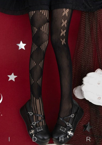 Lolita Socks  Halloween Gothic Dark Fishnet Stockings Fishing Pantyhose Stockings