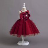 Children's Strap Wedding Dress Tutu  Princess Dress Children's Luxury Dress