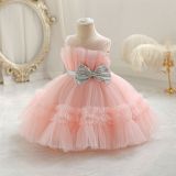 Baby Girl Evening Dress Puffy Wedding Dress Baby Princess Dress