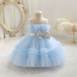 Baby Girl Evening Dress Puffy Wedding Dress Baby Princess Dress