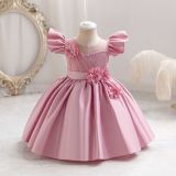 Middle-Aged Children's Dress Flower Girl Princess Dress Baby Dress