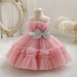 Baby Girl Evening Dress Puffy Wedding Dress Baby Princess Dress