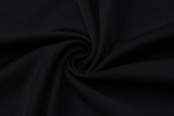 Autumn Winter Women's Fashion Crop Long-Sleeved Top Slim Skirt Two Piece Set
