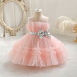 Baby Girl Evening Dress Puffy Wedding Dress Baby Princess Dress