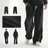 Men's American Street Fashion Washed Distressed Trousers Loose Casual Pants