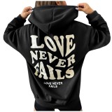 Women Letter Sports Hoodies