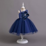 Children's Strap Wedding Dress Tutu  Princess Dress Children's Luxury Dress