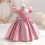 Middle-Aged Children's Dress Flower Girl Princess Dress Baby Dress