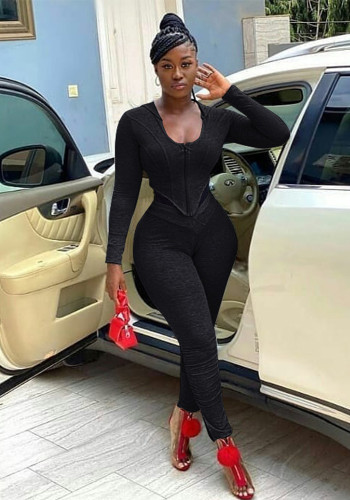 Women Summer Solid Patchwork Letter Top and Pant Two Piece Set