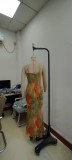 Women Sexy Double Tie-Dye Printed Backless Strap Dress