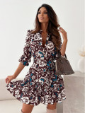 Women Fall Shirt Dress