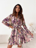 Women Fall Shirt Dress