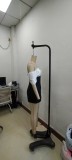 Women Sexy Black and White Colorblock Off Shoulder Jumpsuit