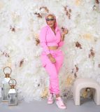 Autumn And Winter Women's Casual Hoodies Pants Two-Piece Set