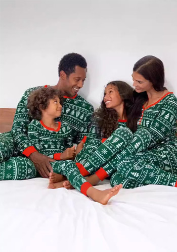 Autumn And Winter Christmas Parent-Child Wear Home Pajamas Set