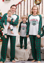 Christmas Parent-Child Long Sleeves Pajamas Set Printed Home Clothes