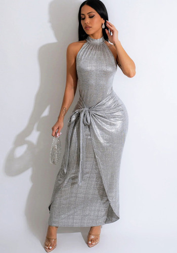 Fashionable Women's African Chic Sleeveless Party Dress