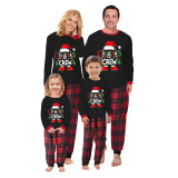 Parent-Child Outfit Whole Family Autumn And Winter Cotton Christmas Parent-Child Home Clothes Pajamas Set