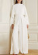 Long-Sleeved Cape Solid Color Elegant Wide Leg Jumpsuit