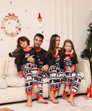 Letter Cartoon Snowflake Christmas Parent-Child Wear Printed Home Clothes Pajamas