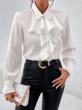 Autumn Fashion Ruffle Layered Shirt For Women