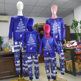 Christmas Family Wear Print Long Sleeve Pajama Set