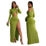 Women irregular sexy Top and skirt two-piece set