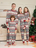 Christmas Family Wear Print Long Sleeve Pajama Set