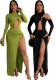 Women irregular sexy Top and skirt two-piece set