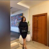 Women Fall Solid Round Neck Bell Bottom Sleeve Sexy Backless Bodycon Dress