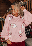 Christmas Women Fall and Winter Sequin Casual Top