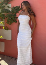 Women summer Backless Strap Dress