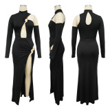 Women irregular sexy Top and skirt two-piece set