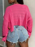 Autumn Winter Cardigan Embroidery Fashion Loose Casual Sweater Coat