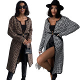 Women's Fashion Casual Long Knitting Shirt Loose Cardigan Sweater Jacket