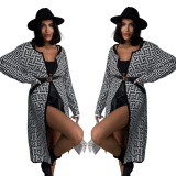 Women's Fashion Casual Long Knitting Shirt Loose Cardigan Sweater Jacket
