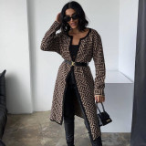 Women's Fashion Casual Long Knitting Shirt Loose Cardigan Sweater Jacket