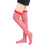 Striped Christmas stockings Halloween socks