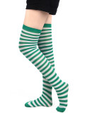 Striped Christmas stockings Halloween socks