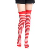 Striped Christmas stockings Halloween socks
